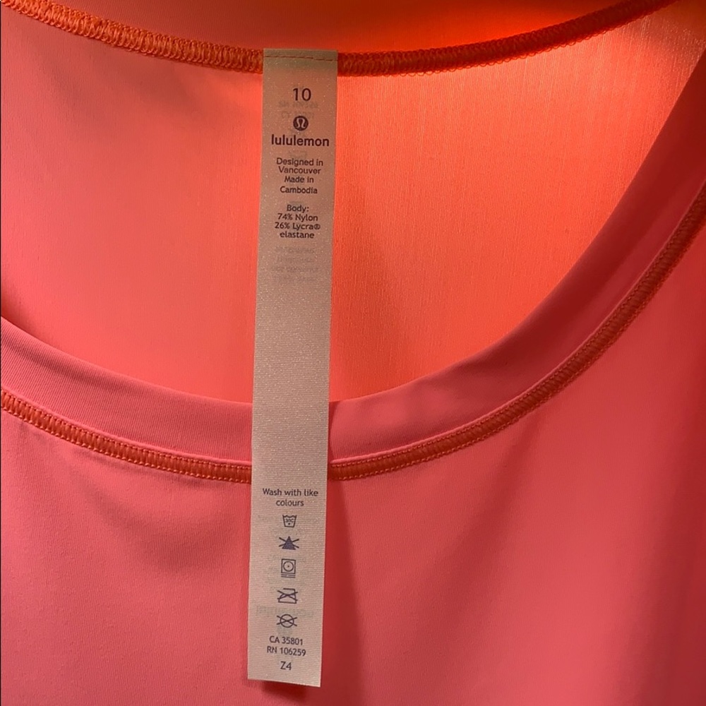 LULULEMON SZ 10 SOLE TRAINING TANK BNWT - Picture 5 of 9
